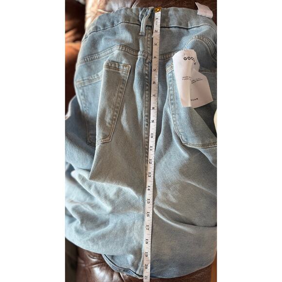 Good American - Good Skate High-Rise Wide-Leg Jeans, Plus Size 20 / 34” inseam - Picture 8 of 12